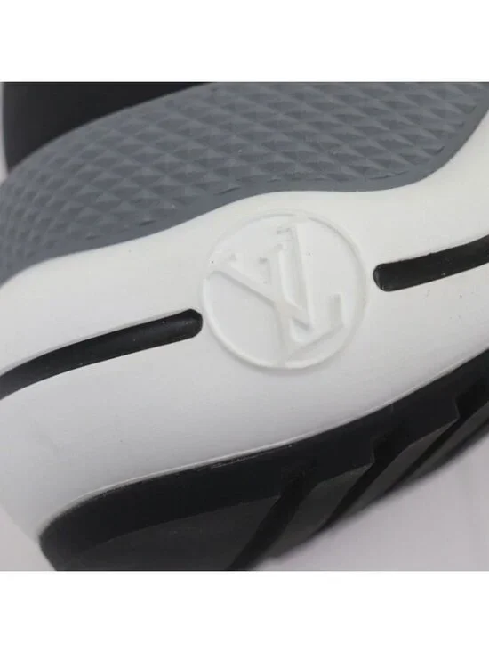 Louis Vuitton Arclight Line Fabric Rib Knit Socks Sneakers Black 41 - Picture 6 of 11